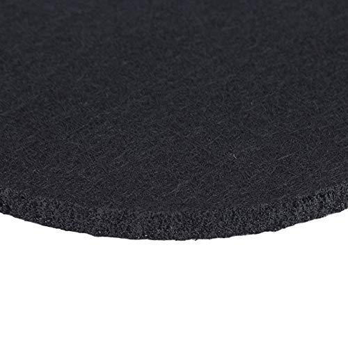 weichuang Montaña 10pcs / Set de la Personalidad Sólido Negro Engrosamiento de Aislamiento Absorbente no Tejida CoastersRestaurant la Cocina casera Posavasos Portavasos