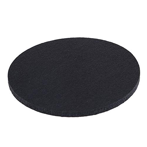 weichuang Montaña 10pcs / Set de la Personalidad Sólido Negro Engrosamiento de Aislamiento Absorbente no Tejida CoastersRestaurant la Cocina casera Posavasos Portavasos