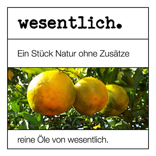 wesentlich - Aceite de citronela, aceite esencial puro, 100% natural en botella de cristal (10 ml)