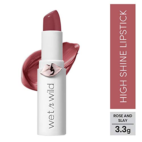 Wet n Wild Megalast Lipstick - Rosé And Slay (Shine Finish) 3 Unidades 21 g, Negro (10077802117431)