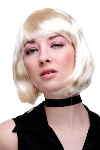 WIG ME UP- Peluca Corta de Pelo Bob Color Rubio Claro Fiesta Disco GO GO Girl PW0114-P88