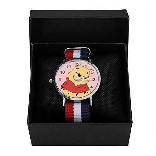 Winnie The Pooh Reloj de pulsera de cuarzo para hombres, mujeres, niños, amigos, regalos