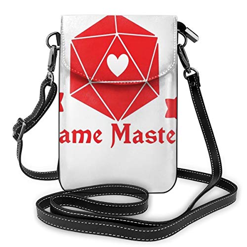 World's Best Game Master D20 Mini bolso bandolera de piel para mujer, para senderismo, deportes al aire libre