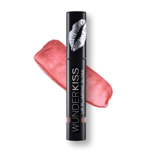 WUNDER2 WUNDERKISS Brillo Voluminizador de Labios con Ácido Hialurónico, Color Rose