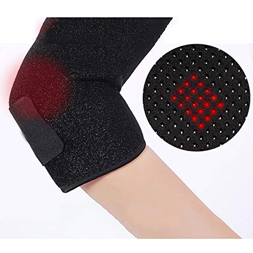 WY-Elbow Coderas para tendinitis (1 par) - Correa de Artritis para Bursitis, golfistas, epicondilitis Medial Lateral, tendinitis - Banda de Soporte - Alivio Ajustable para el Dolor del antebrazo