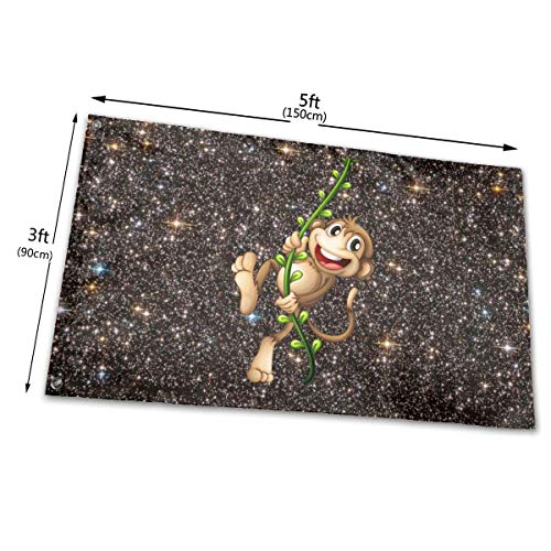 XGBags Naughty Monkey Garden Bandera, Decorations for Home Decor House Yard Outdoor Party Supplies 3x5 Ft