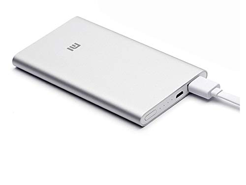 Xiaomi Mi Power Bank2 , Batería Portátil Li-Pol De 5000Mah, Usb-A, Micro Usb, 14.1Mm, Color Plata.