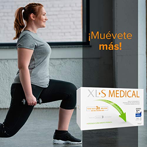 XL-S Medical Captagrasas para Perder Peso - Capta 28% de la Grasa Ingerida1 - Comprimidos para Adelgazar - Pack 2 x 180 Comprimidos, 2 Mes de Tratamiento