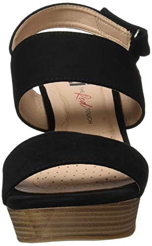 XTI 49996.0, Sandalias con Plataforma para Mujer, Negro, 37 EU