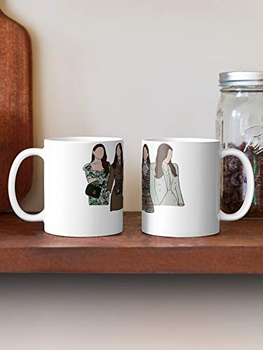 xuthonaz Dramas Fashion Yoon SERI On Crash You Landing Shows TV Taza de café con Leche 11 oz