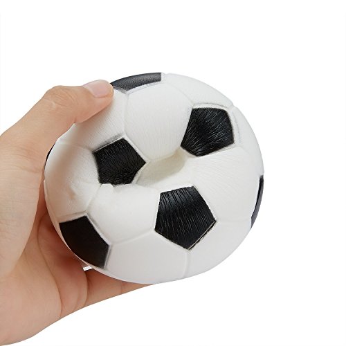 Yojoloin Squishies Squishy Football Descompresión Slow Rising Fidget Squeeze Football Toy Scented Rare Ball Toy Mejor Regalo (Fútbol)