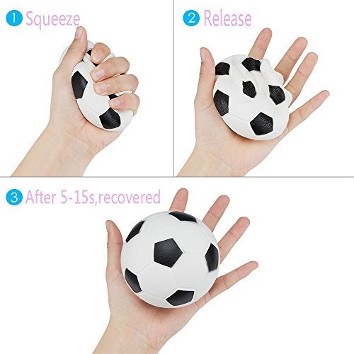 Yojoloin Squishies Squishy Football Descompresión Slow Rising Fidget Squeeze Football Toy Scented Rare Ball Toy Mejor Regalo (Fútbol)