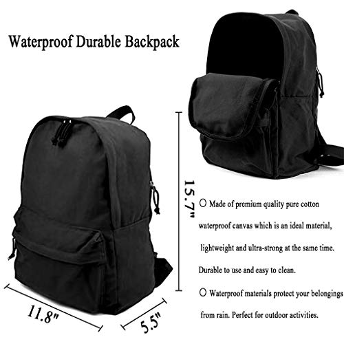 Yuanmeiju Mochila de Lona para computadora portátil Mochila Escolar Impermeable Playboy Poke It out-Carti Mochila Ligera antirrobo para Viajes al Aire Libre Mochila para Estudiantes