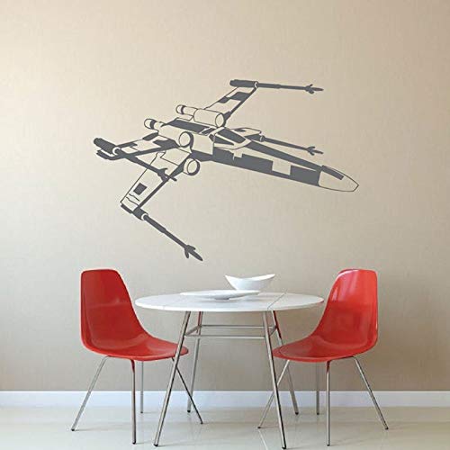 YuanMinglu Planet Theme Apliques de Pared Vinilo decoración del hogar Gris 83x57cm