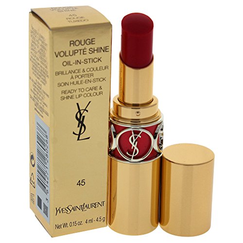 Yves Saint Laurent Volupté Shine Pintalabios Tono 45 Rouge Tuxedo - 4.5 gr