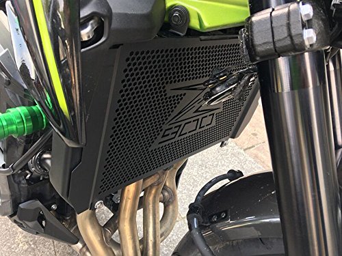 Z900 Motocicleta Acero Inoxidable Cubierta de la Rejilla del Radiador para Kawasaki Z900 2016 2017 2018-Negro