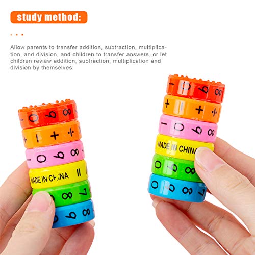 Zaloife Juguete de Aprendizaje Aritmético Magnético, Magnéticos Juegos de Matemáticas, Regalo Educativo de Los Juguetes de Las Matemáticas, Juegos de Números, para Los Niños del Bebé, 3pcs