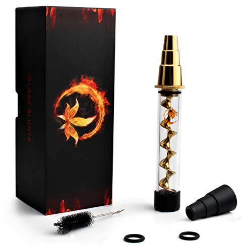 ZenBlazes Kit de tubos de vidrio de fumar para hierbas y tabaco