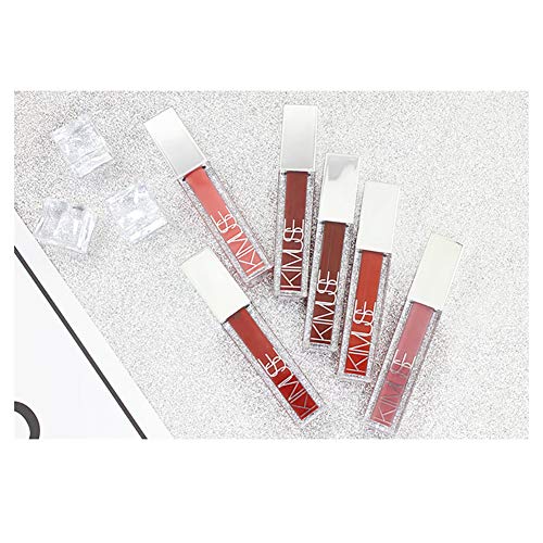 1 PC antiadherente Copa labios reflejo brillo de labios espumosos lápiz labial alta pigmentadas de labios hidratante líquidos duradero resistente al agua maquillaje de los labios (03 Marrakech)