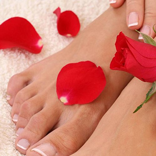 100 Gramos de Pétalos de Rosas Secas Rojo Real Flor de Pétalos de Rosa para Baño de Baño de Pie Confeti de La Boda Accesorios de Artesanía