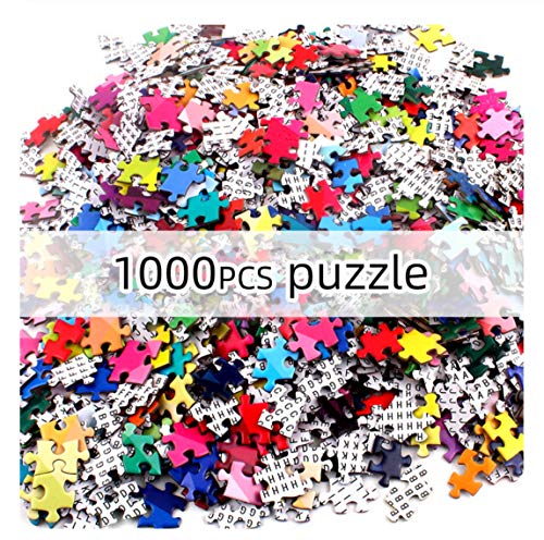 1000 Pièces Le Puzzle En Bois, Puzzle, Jouets Éducatifs Pour Enfants Adultes, Décor, Cadeau,Lumière Grotte Canyon Pierre Rocher 75X50Cm