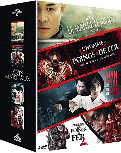 4 films d'arts martiaux : Le maître d'armes + L'homme aux poings de fer + Man of Tai Chi + L'homme aux poings de fer 2 [Italia] [DVD]