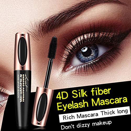 4d seda Fiber de pestañas Mascara extensión maquillaje negro Kit impermeable al agua pestañas yiitay Mascara crema maquillaje Lash Cold Waterproof Mascara