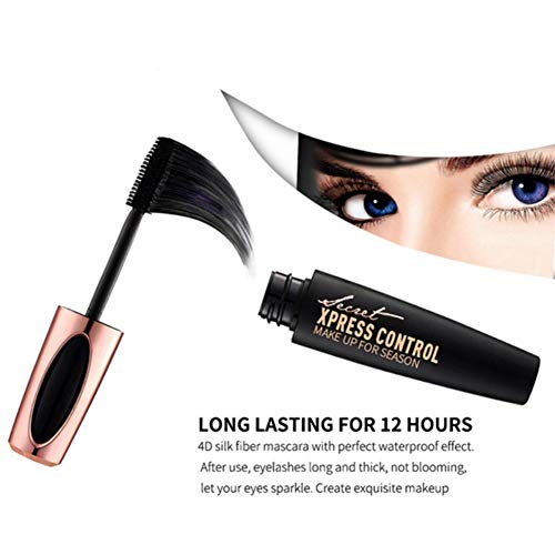 4d seda Fiber de pestañas Mascara extensión maquillaje negro Kit impermeable al agua pestañas yiitay Mascara crema maquillaje Lash Cold Waterproof Mascara