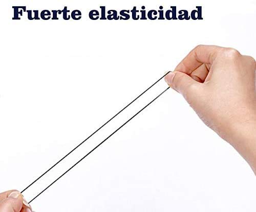 【500 Piezas】Gomas de Pelo Elásticos Cintas Bandas de Trenzado, SlickMart Cinta Elástica de Pelo Coletero para Pelo Grueso Pesado y Rizado Ponytail Titular Para Mujeres Niñas Accesorios（Negro）