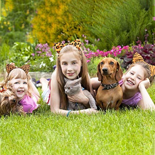 8 pcs Diadema Orejas de Animales,SEELOK Cinta de Pelo Orejas de Animales Niñas Diadema Animales para Cosplay Ceremonias de Graduación Fiestas Temáticas de Cumpleaños Mascaradas