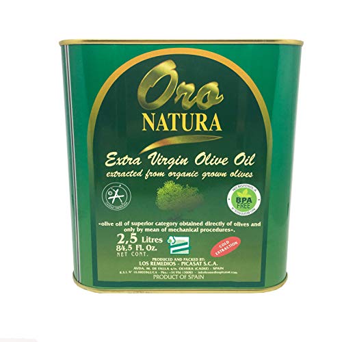 Aceite Oliva Virgen Extra Ecológico Oro Natura, 2,5L