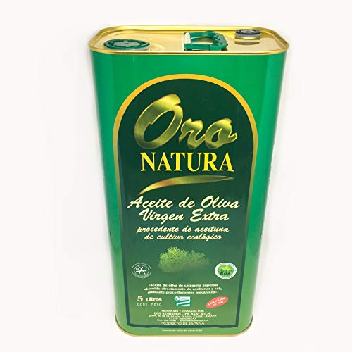 Aceite Oliva Virgen Extra Ecológico Oro Natura, 3 latas x 5L