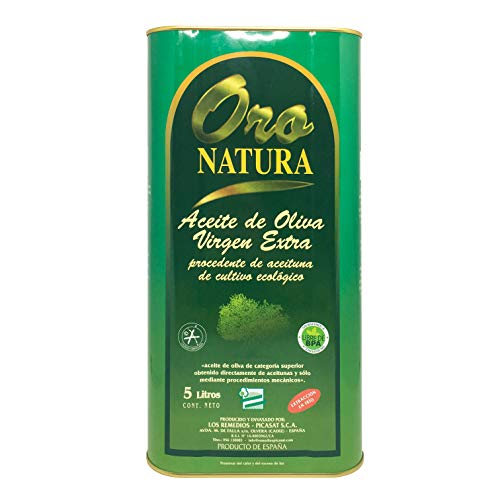 Aceite Oliva Virgen Extra Ecológico Oro Natura, 3 latas x 5L