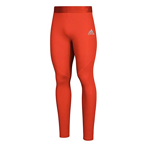 adidas Alphaskin Sport - Mallas largas para Hombre, Hombre, Ajustado, CY9175, Colegiata Naranja, M