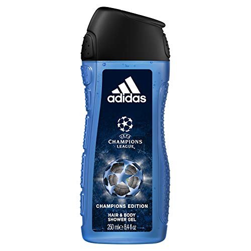 adidas Aroma Juego UEFA League Champions Edition Eau de Toilette 50 ml + Desodorante Spray 150 Ml + Show ergel 250 ml + Voucher, 450 ml