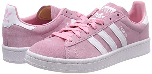 Adidas Campus J, Zapatillas de Gimnasia Unisex Niños, Rosa (Light Pink/FTWR White/FTWR White Light Pink/FTWR White/FTWR White), 36.5 EU