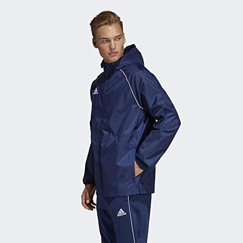 adidas CORE18 RN JKT Chaqueta Deportiva, Hombre, Azul (Dark Blue/White), 2XL