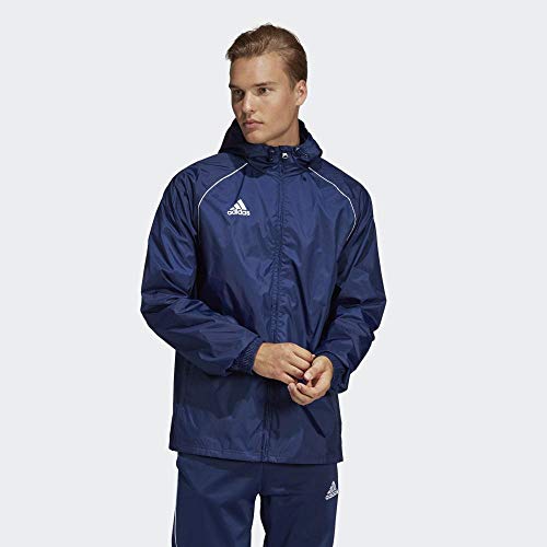 adidas CORE18 RN JKT Chaqueta Deportiva, Hombre, Azul (Dark Blue/White), 2XL