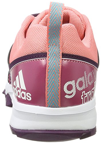 adidas Galaxy Trail W, Zapatillas de Running para Asfalto para Mujer, Multicolor (Red Night/FTWR White/Energy Blue), 42 2/3 EU