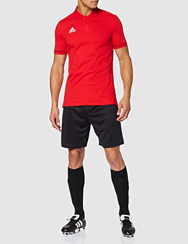 adidas Tiro17 Co Polo, Hombre, Rojo (Escarl/Negro/Blanco), S