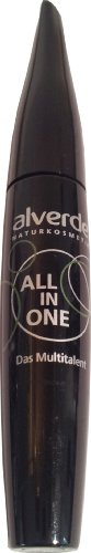 alverde Natural maquillaje pestañas pestañas All in One 010 Negro, 1 x 12 ml