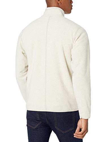 Amazon Essentials - Chaqueta de forro polar con cremallera completa para hombre, Avena, US M (EU M)