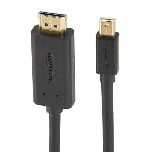 AmazonBasics - Cable adaptador Mini DisplayPort a HDMI (0,9 m)