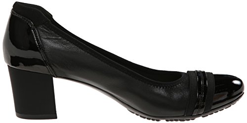 Anne Klein – zapato de tacón bajo, zapato de cuero para mujer