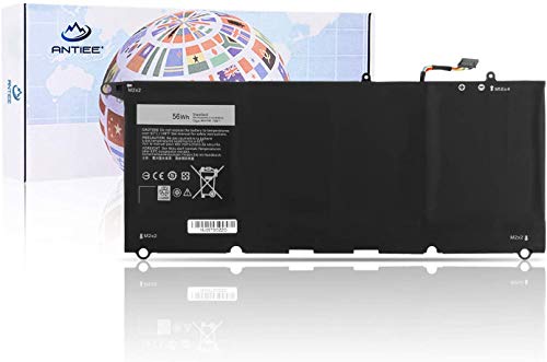 ANTIEE 56Wh 90V7W Laptop Battery Batería para Dell XPS13 XPS 13 9343 9350 XPS13-9350-D1608 XPS13-9350 13D-9343-3708 Ultrabook P54G P54G001 P54G002 5K9CP DIN02 9OV7W 4-Cell 7.6V 7435mAh