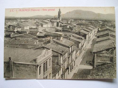 Antigua Postal - Old Postcard : Vista General - ALGEMESI ( Valencia)