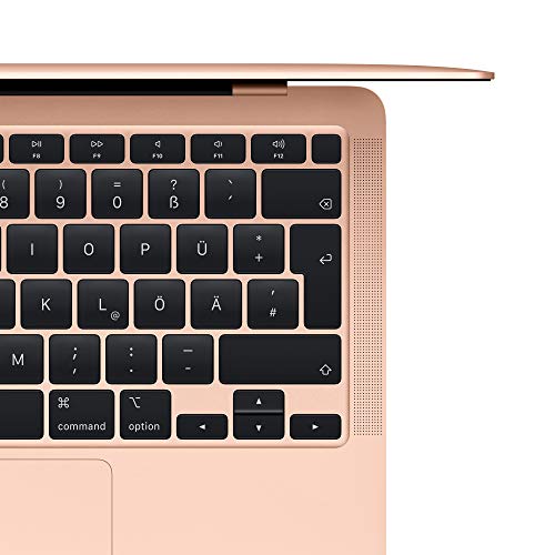 Apple MacBook Air Oro Portátil 33,8 cm (13.3") 2560 x 1600 Pixeles Intel® Core i3 de 10ma Generación 8 GB LPDDR4x-SDRAM 256 GB SSD Wi-Fi 5 (802.11ac) macOS Catalina MacBook Air, Intel®