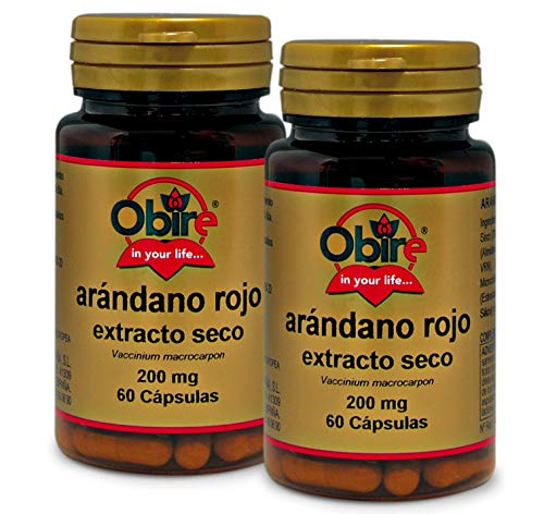 Arándano rojo 5000 mg. (ext. seco 200 mg.) 60 capsulas. (Pack 2 unid.)