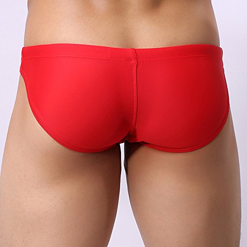 Arigreben Bañadores de natación para Hombre Slip Surf Calzoncillos Cortos Trajes de Baño Cortos Cordón Adjustable LEORTKS