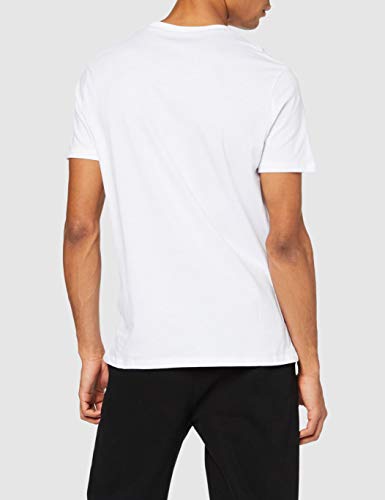 Armani Exchange Scrabble AX Camiseta, Blanco (White 1100), X-Large para Hombre